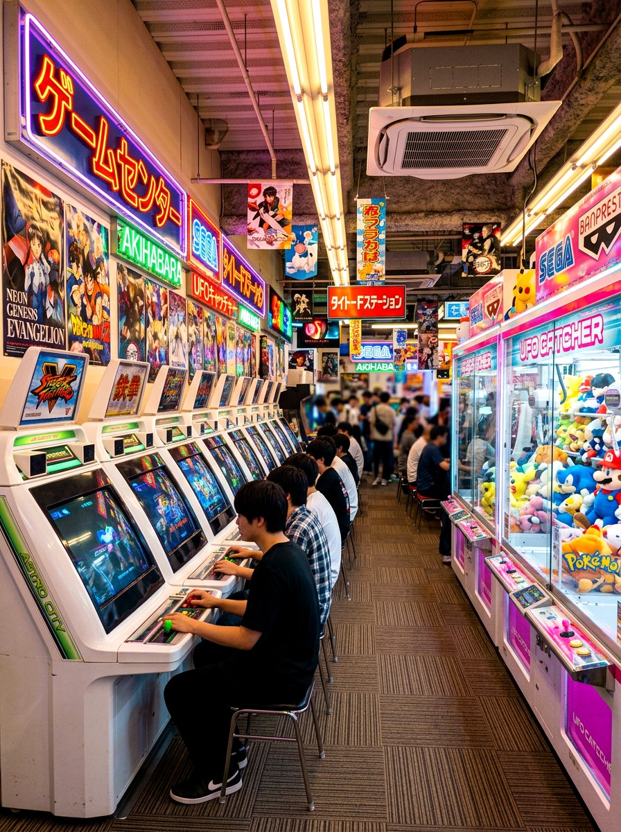 Japanese Game Room - 30 arcade room ideas