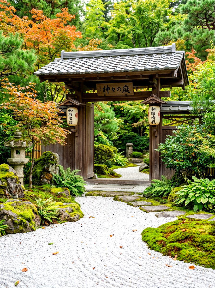 Japanese Garden Gate - 30 garden gate ideas