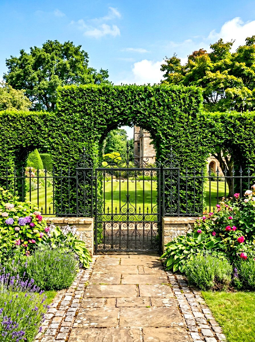 Japanese Holly Hedge - 30 house front hedge ideas