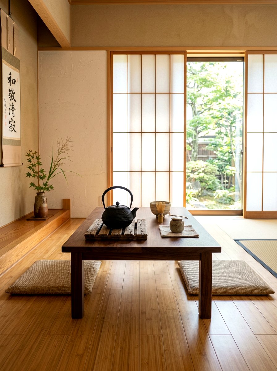 Japanese Inspired Tea Space - 30 tea party kitchen ideas