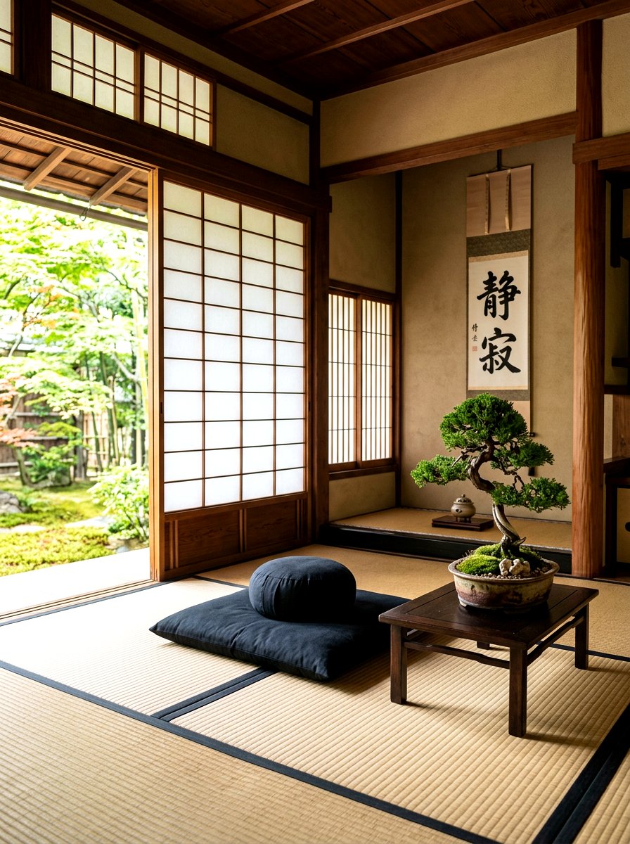Japanese Meditation Nook - 30 meditation nook ideas