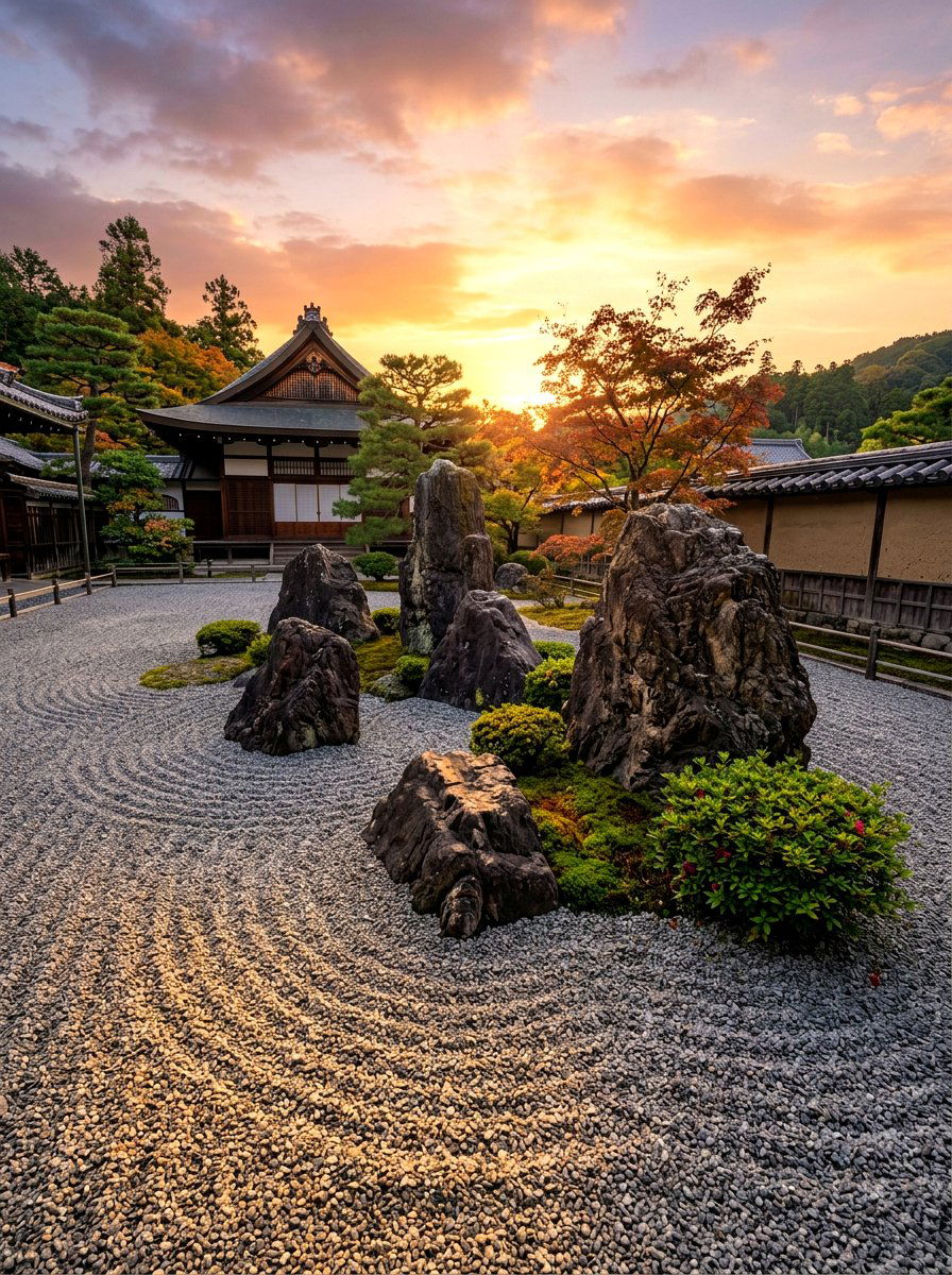 Japanese Rock Garden - 30 zen garden ideas
