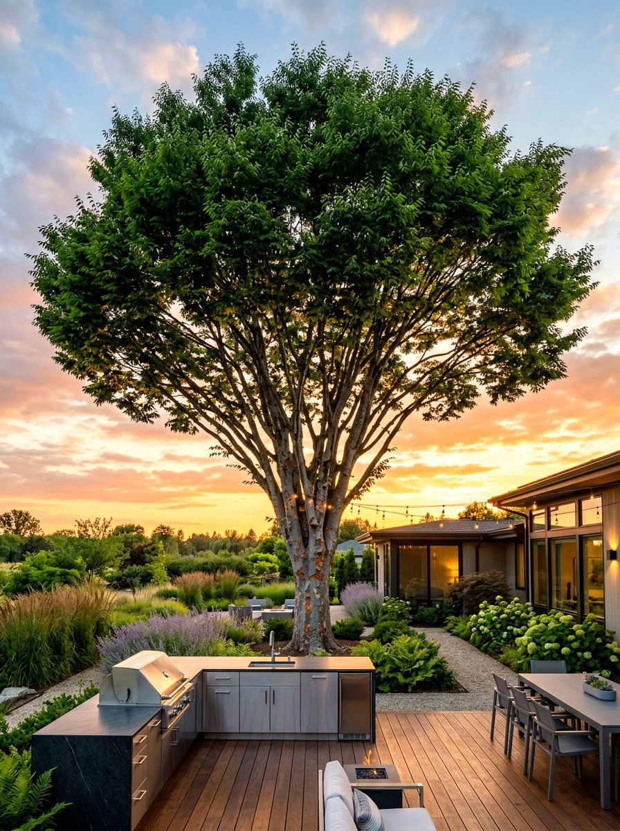 Japanese Zelkova Tree - 30 backyard shade tree ideas
