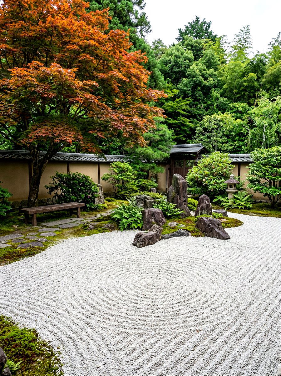 Japanese Zen Garden - 30 patio makeover ideas