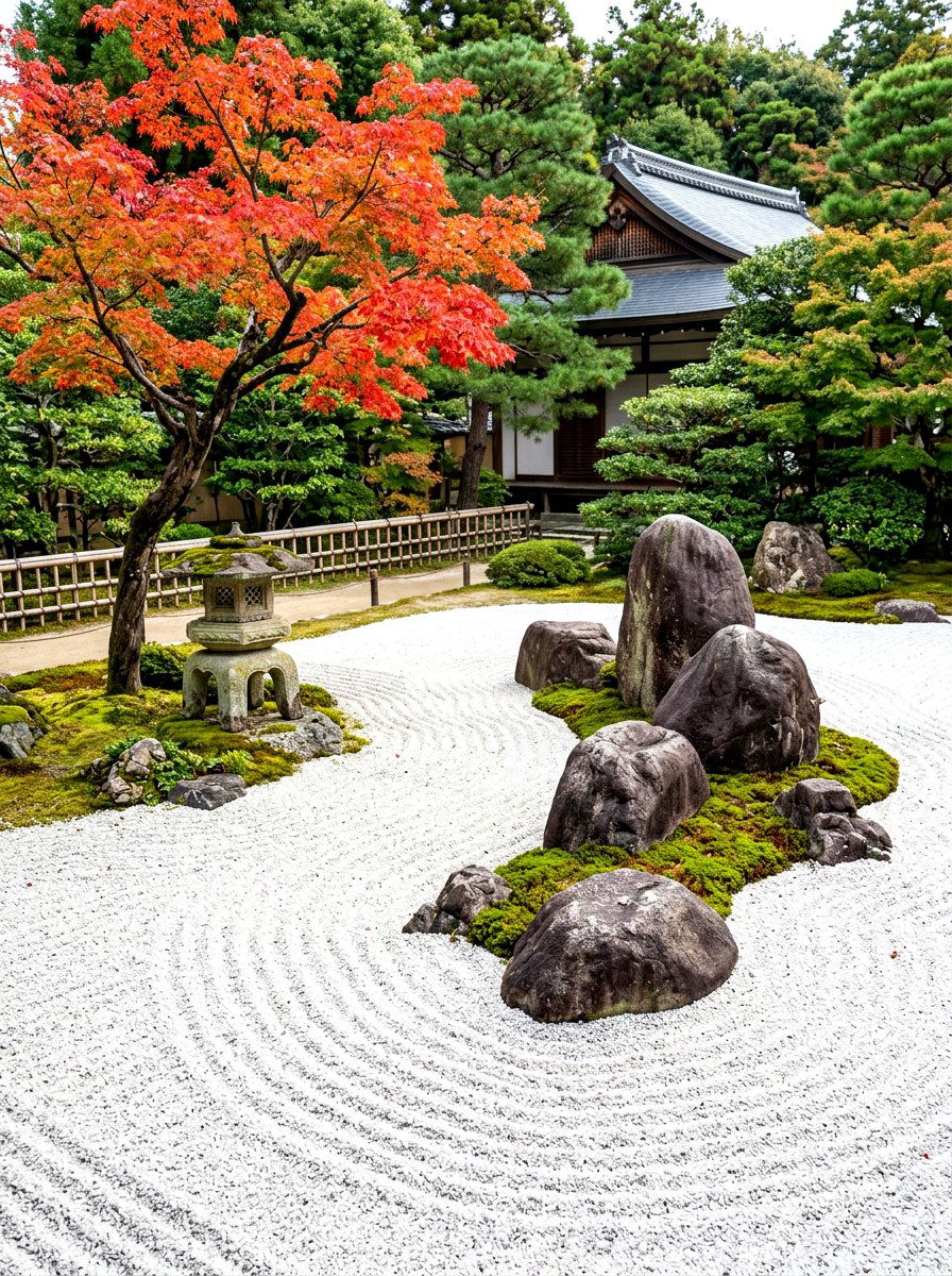 Japanese Zen Garden - 30 shaded side yard ideas