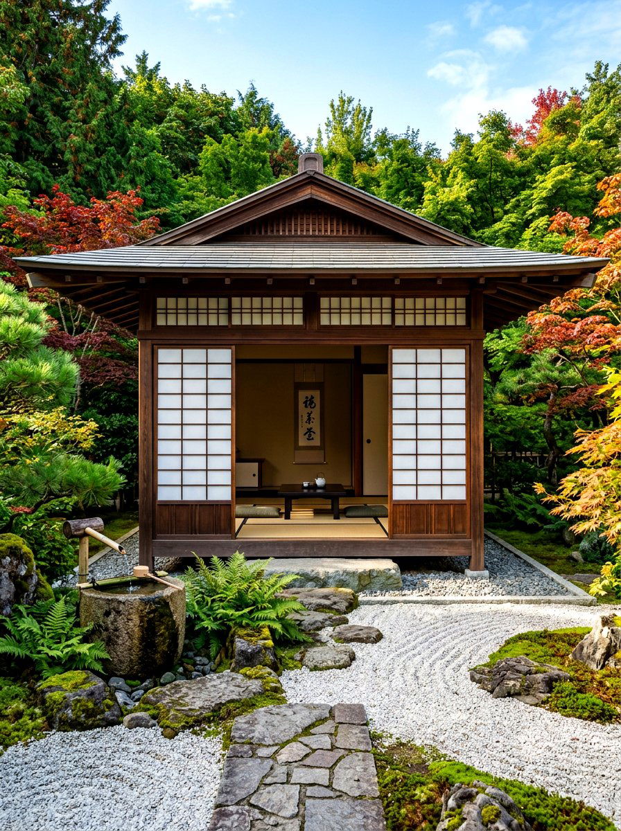Japanese Zen Gazebo - 30 cozy gazebo ideas