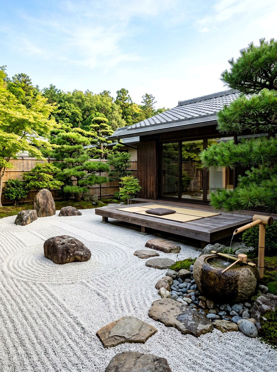 Japanese Zen Patio - 30 modern patio ideas