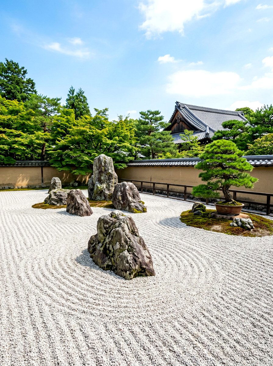 Japanese Zen Rock Garden - 30 rock garden ideas
