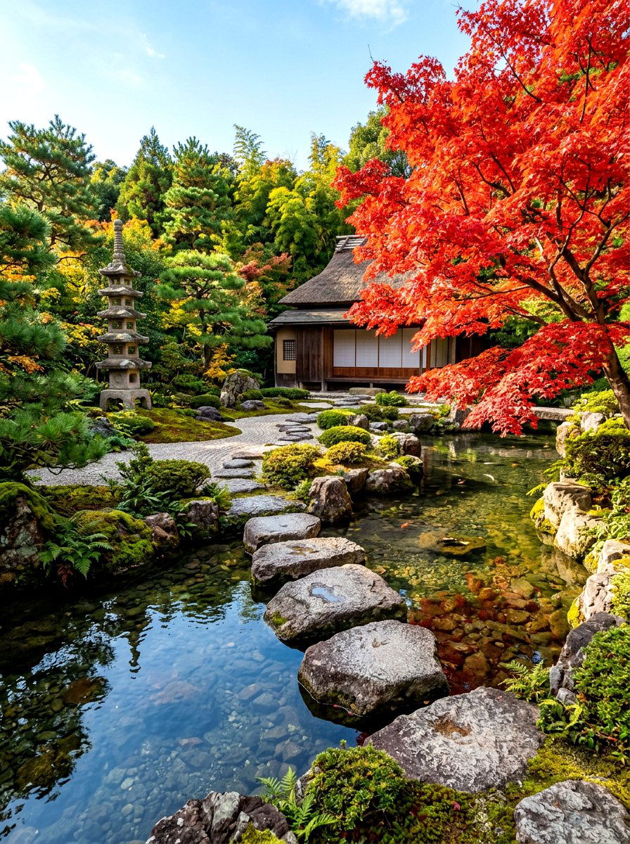 Japanese natural pool - 30 natural pool backyard ideas