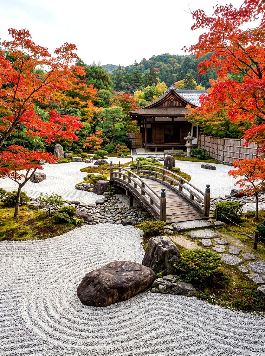 Japanese zen garden - 30 luxury landscaping ideas