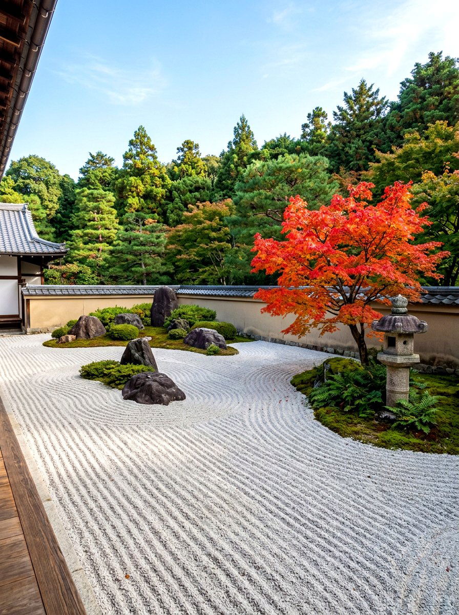 Japanese zen garden - 30 modern garden ideas