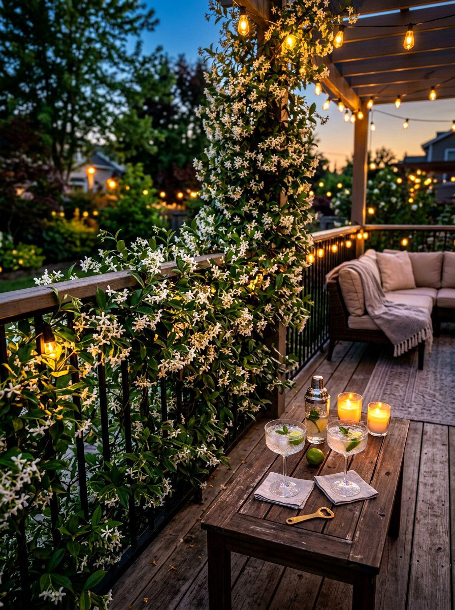 Jasmine Climbing Plants - 30 patio plant ideas