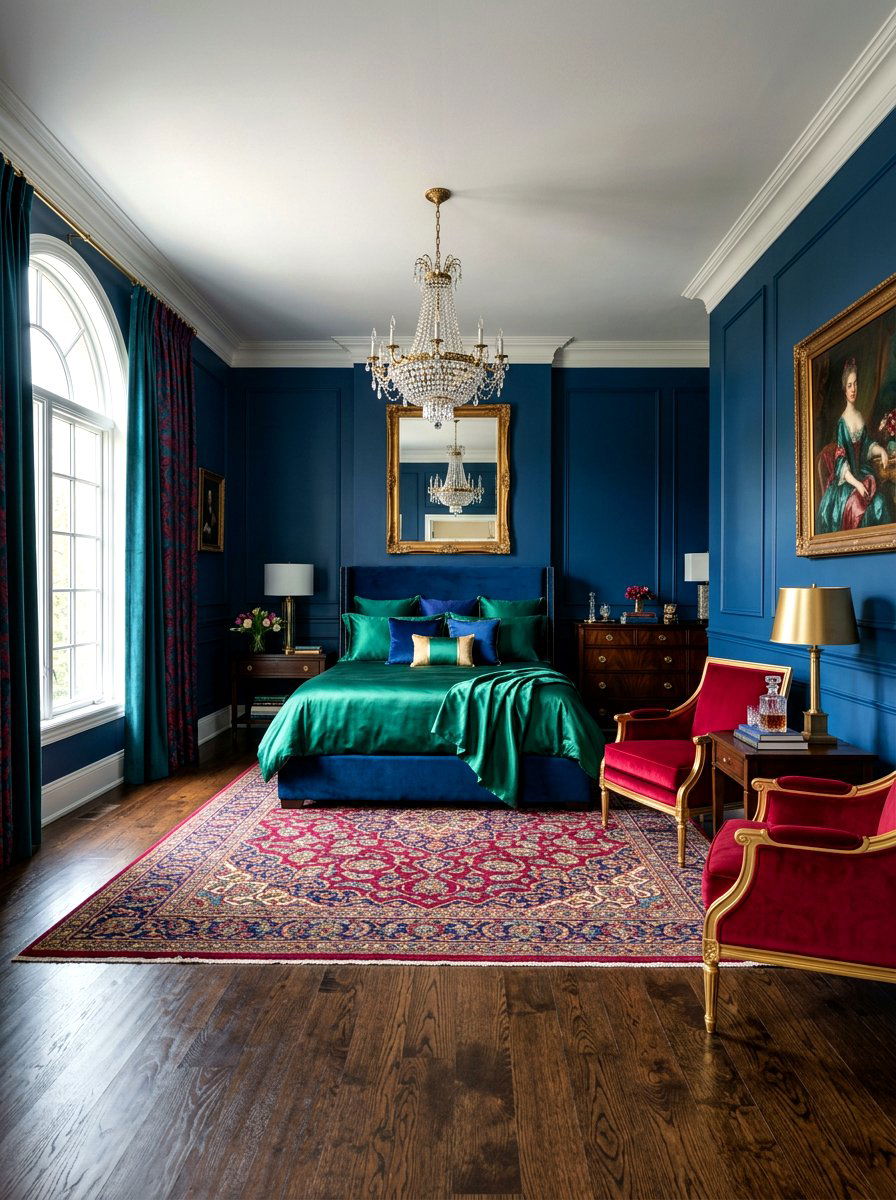 Jewel Tone Bedroom - 30 couture bedroom ideas