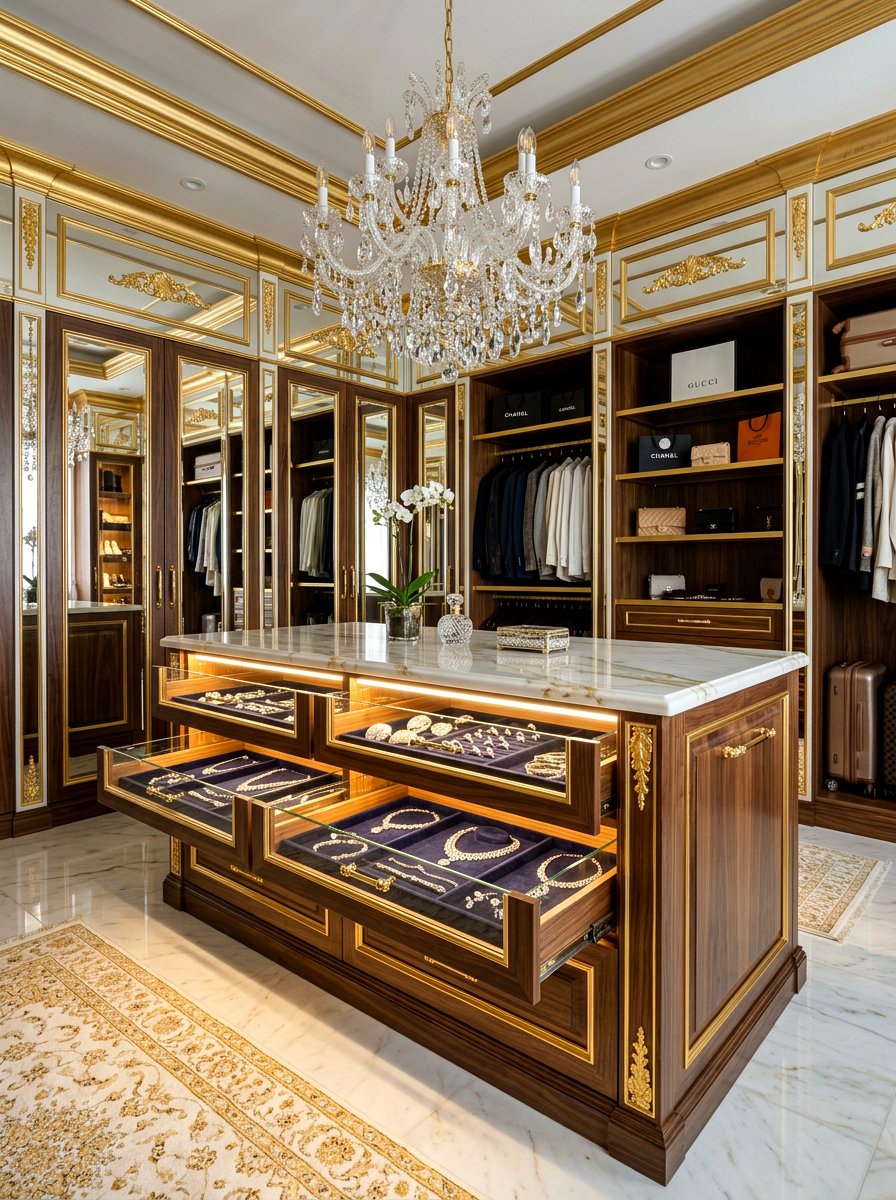 Jewelry Display Closet Island - 30 closet island ideas