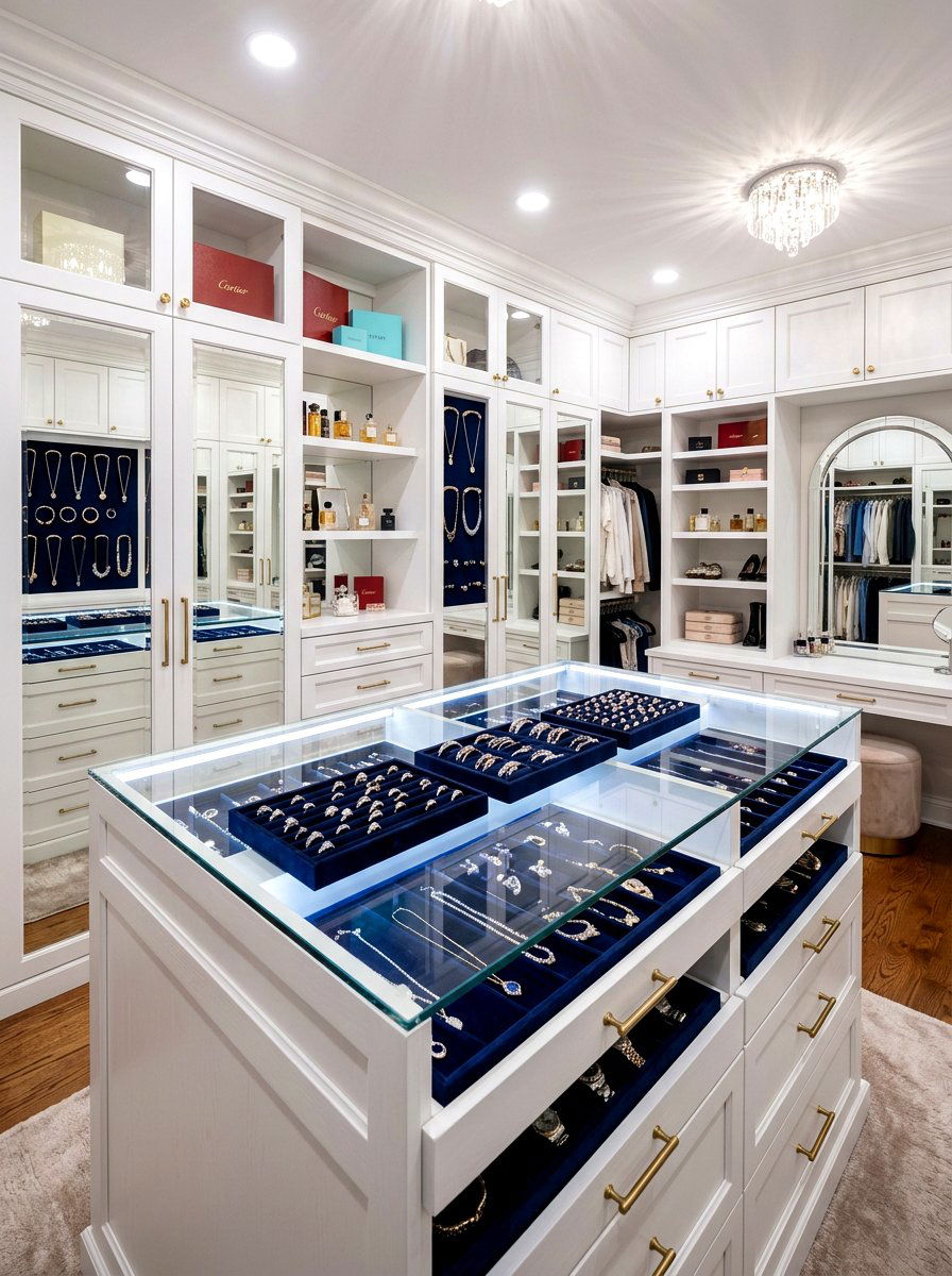 Jewelry Storage Walk In Closet - 30 walk in closet ideas