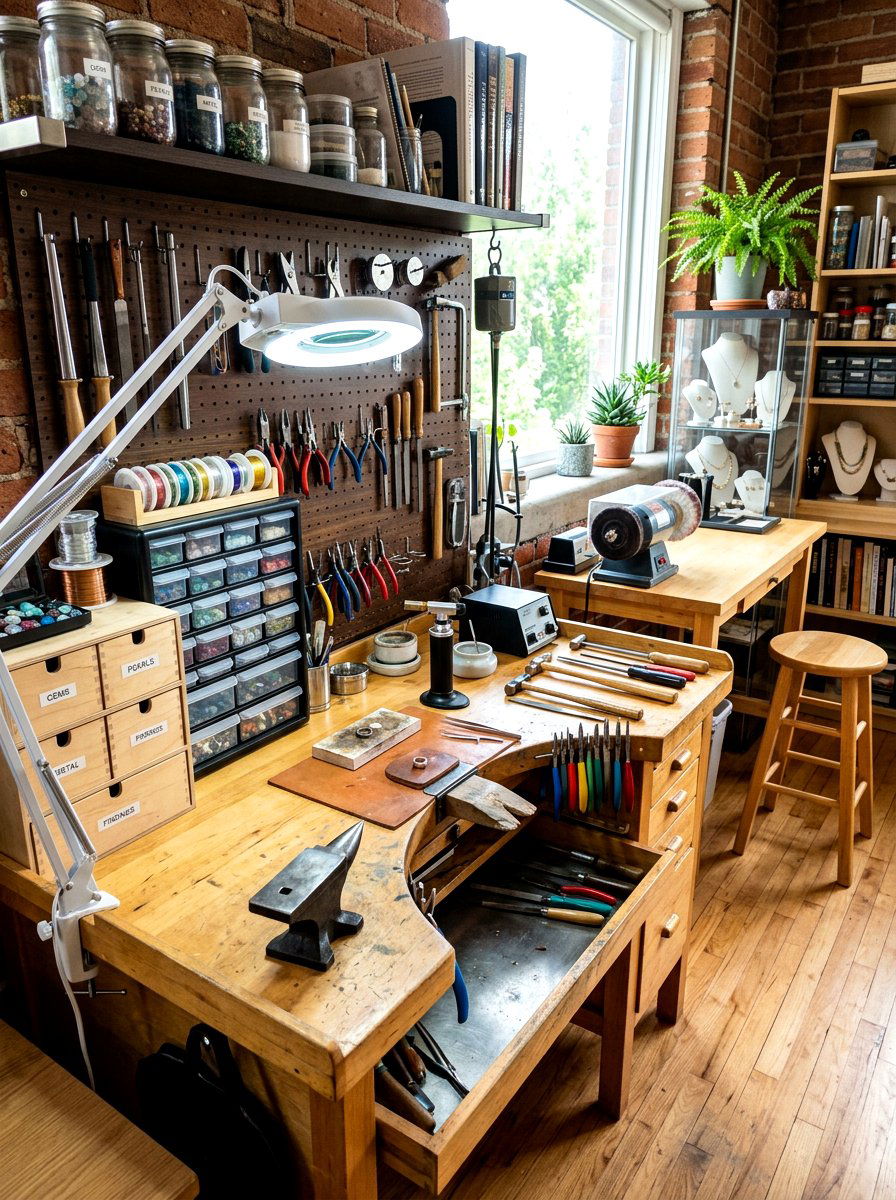 Jewelry Studio - 30 hobby room ideas