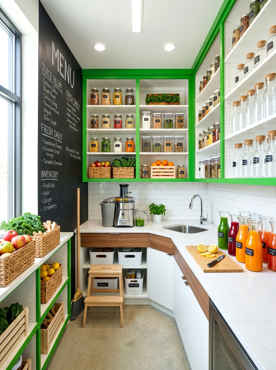 Juice Bar Pantry Storage - 30 appliance pantry ideas