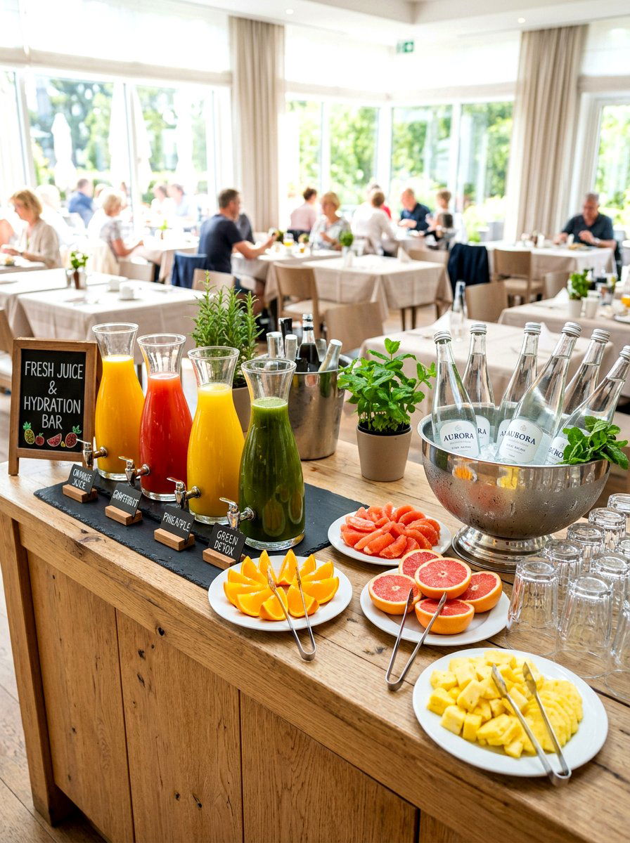 Juice Station - 30 beverage station party ideas