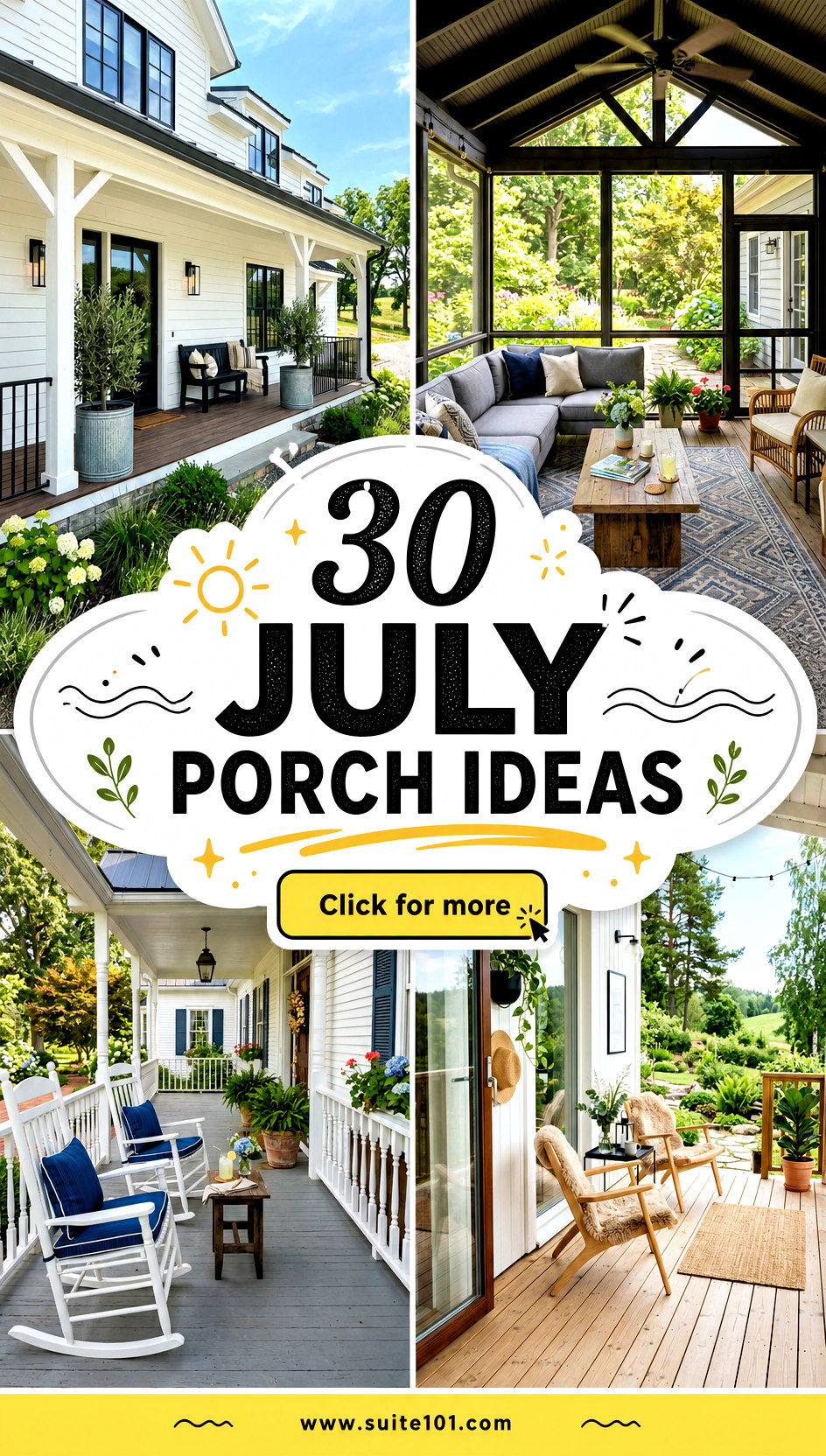 July Porch Ideas Aesthetic 30 Warm Breezy Summer Looks - July Porch Ideas Aesthetic: 30 Warm, Breezy Summer Looks
