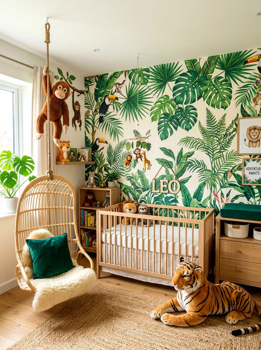 Jungle Boy Nursery - 30 boy nursery ideas