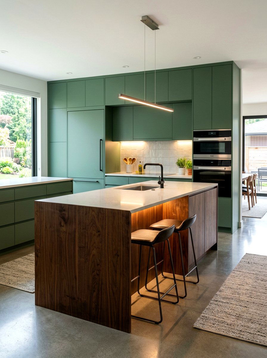Green And Wood Kitchen Ideas: 30 Cozy Designs for Natural Warmth
