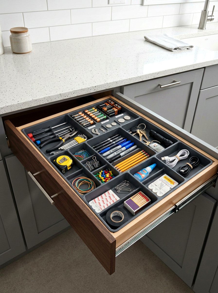 Junk Drawer Organizer Tray - 30 kitchen drawer organization ideas