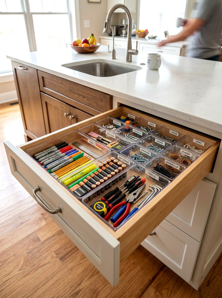 Junk Drawer Sorting Bins - 30 kitchen drawer divider ideas