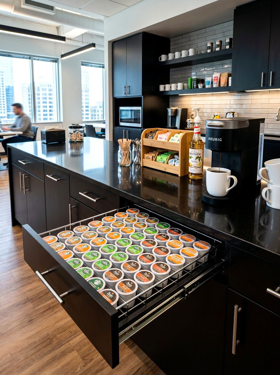 K Cup Storage Drawer - 30 kitchen drawer pantry ideas
