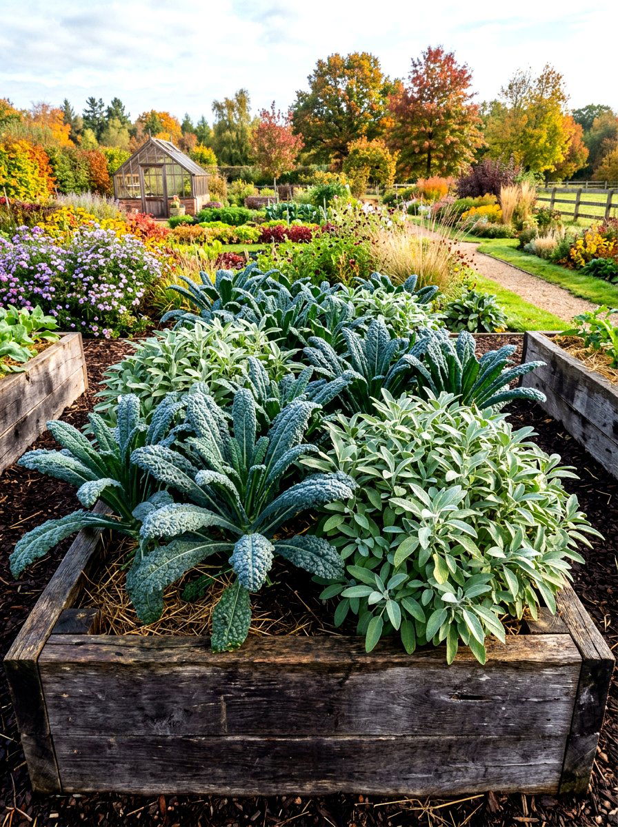 Kale And Sage Companion Planting - 30 raised bed companion planting ideas
