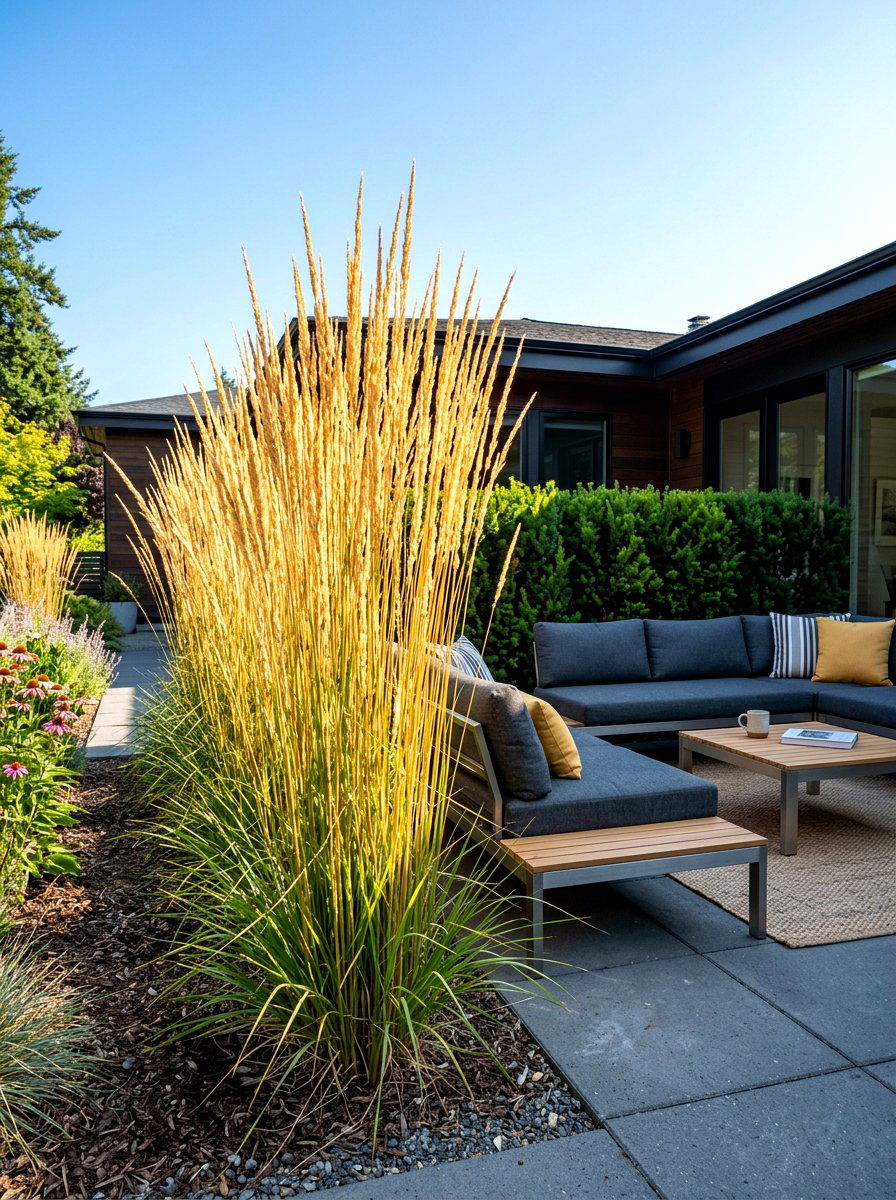 Karl Foerster Feather Reed Grass - 30 ornamental grass garden ideas