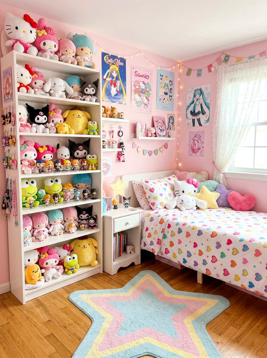 Kawaii aesthetic room - 30 soft girl room ideas