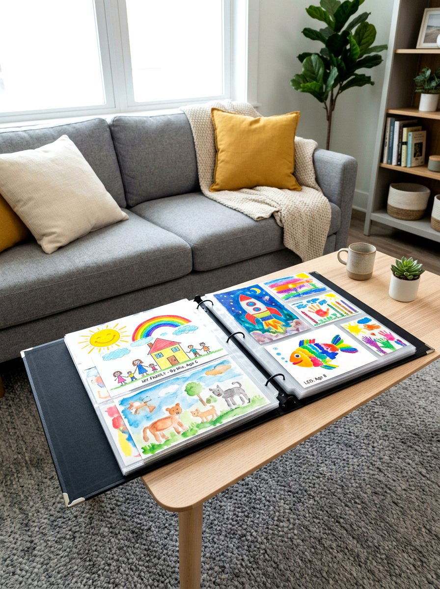 Keepsake Portfolio Book - 30 school paper organization ideas