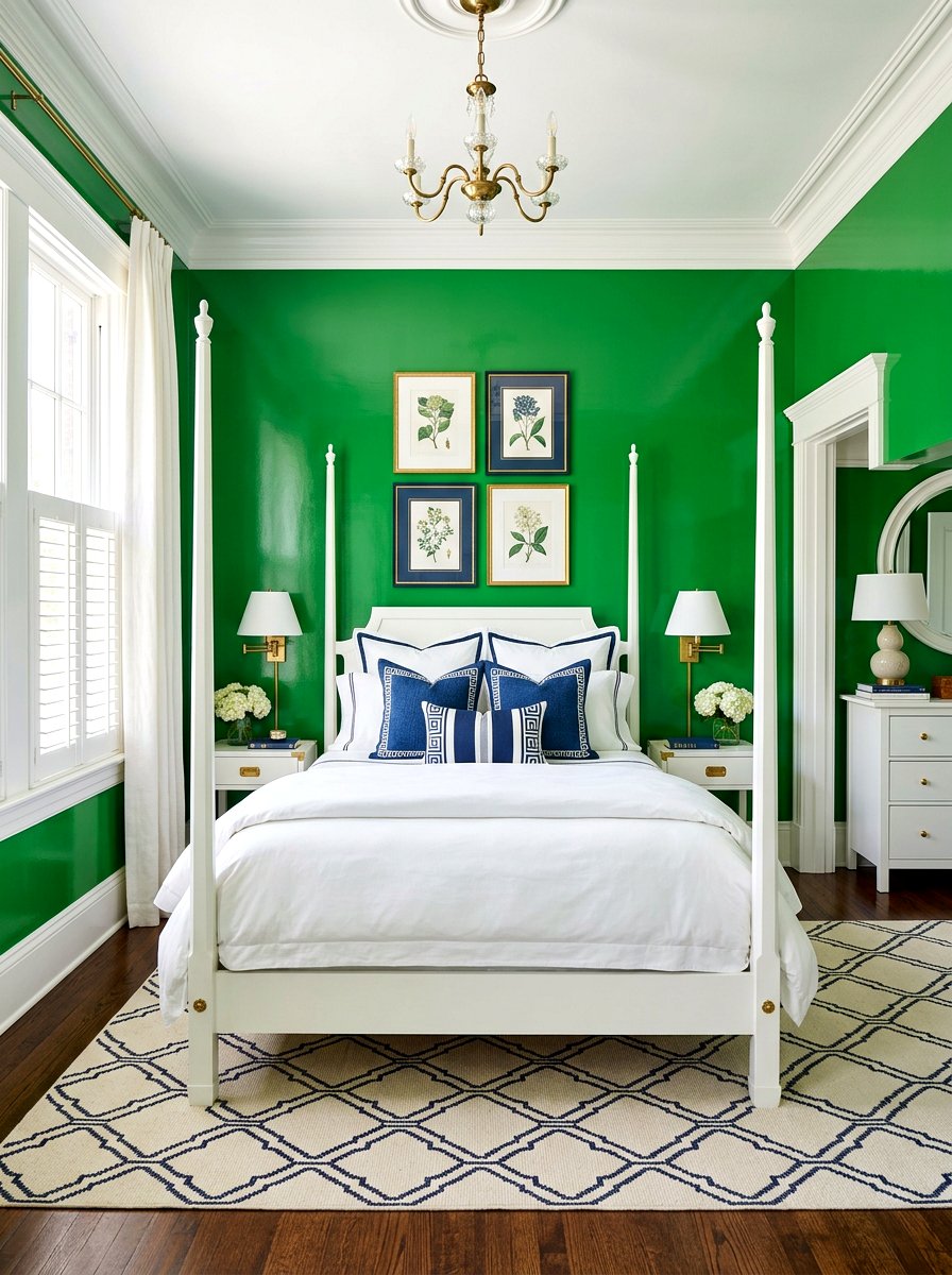 Kelly Green Bedroom - 30 green bedroom ideas
