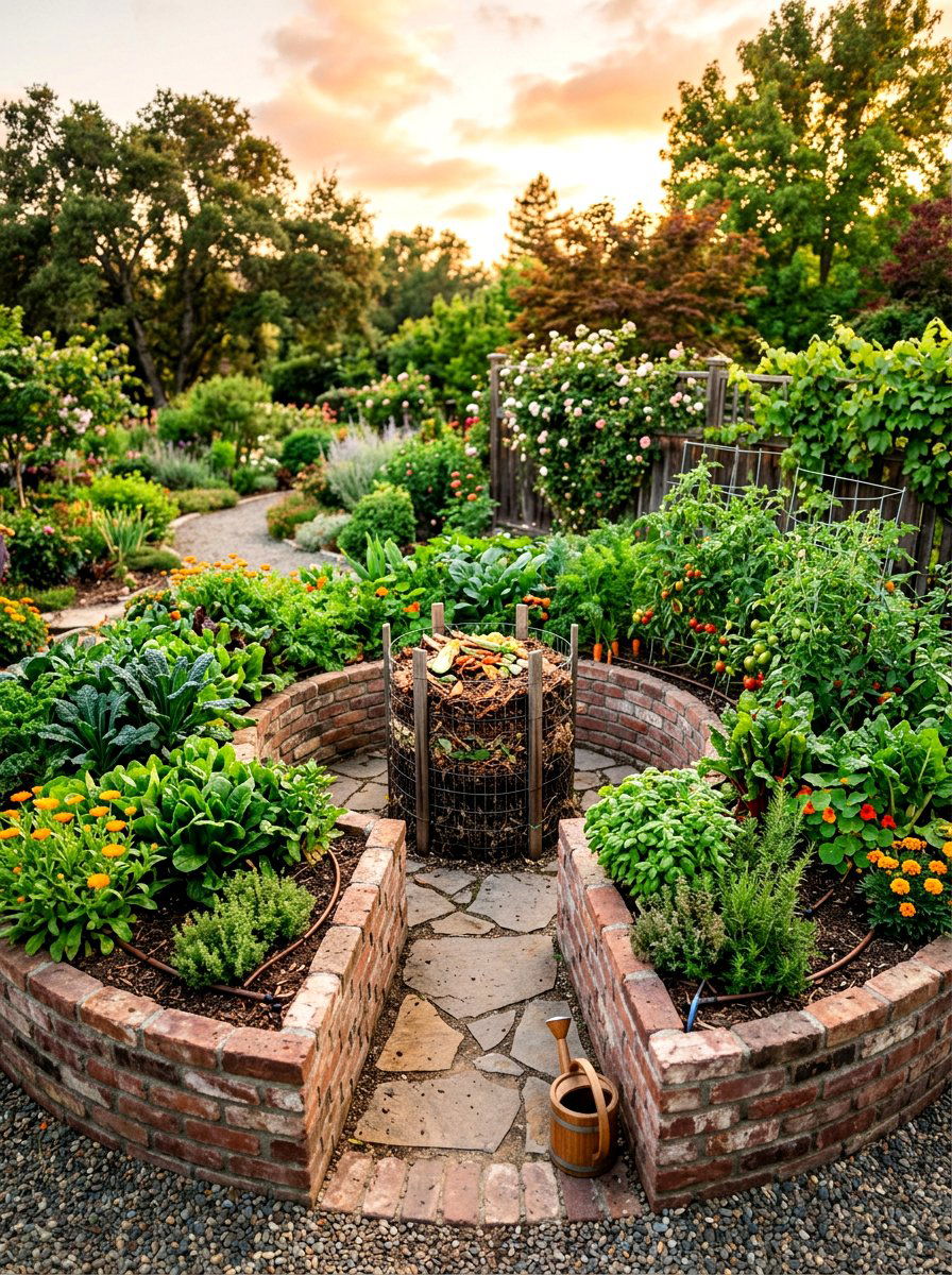 Keyhole Raised Bed - 30 raised bed arrangement ideas