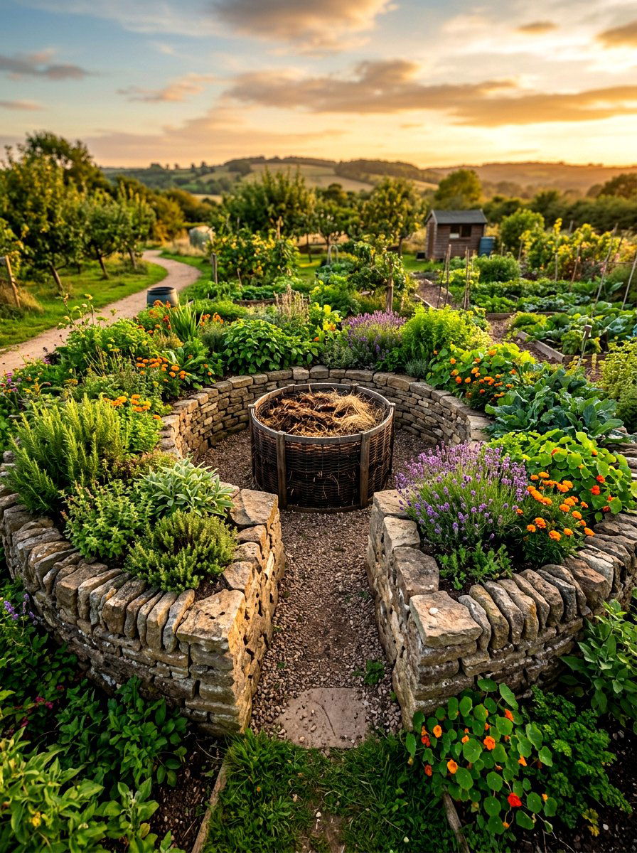 Keyhole garden bed - 30 raised garden bed ideas