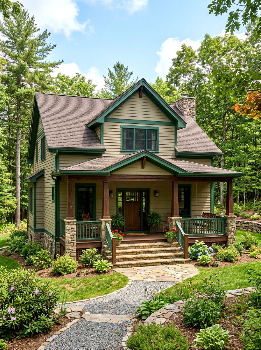 Khaki Exterior Siding Color - 30 exterior paint color ideas