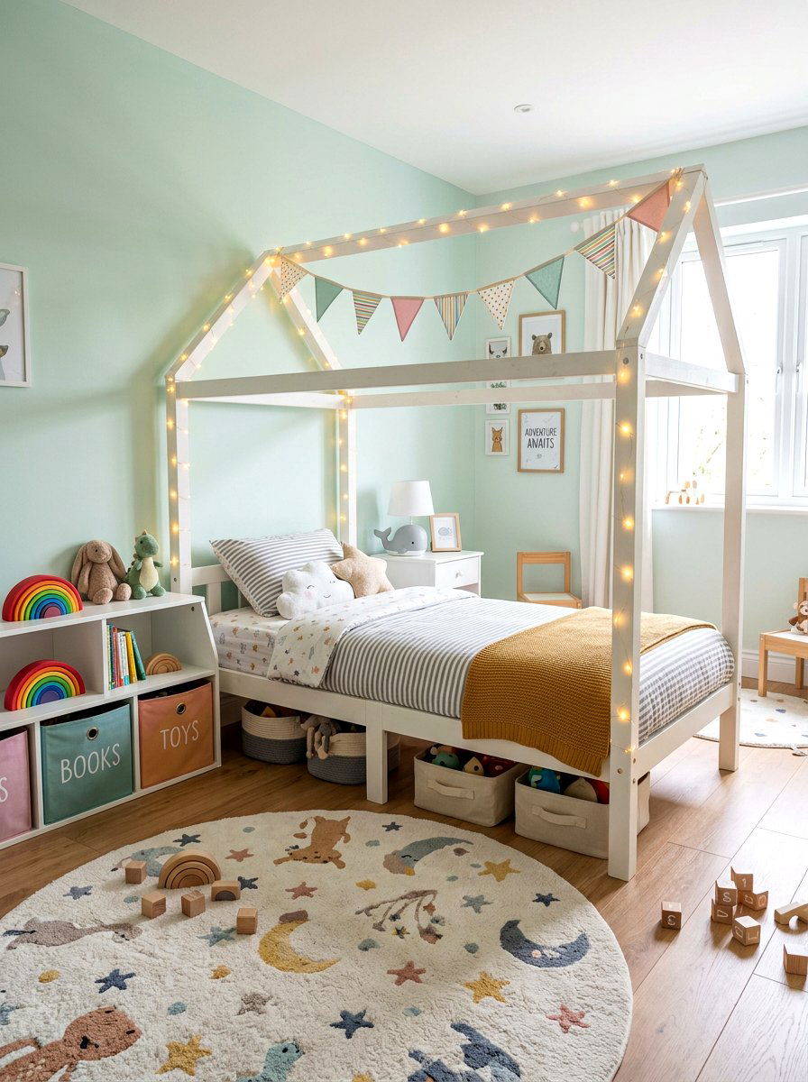Kids Bedroom House Shaped Canopy Bed - 30 canopy bed ideas