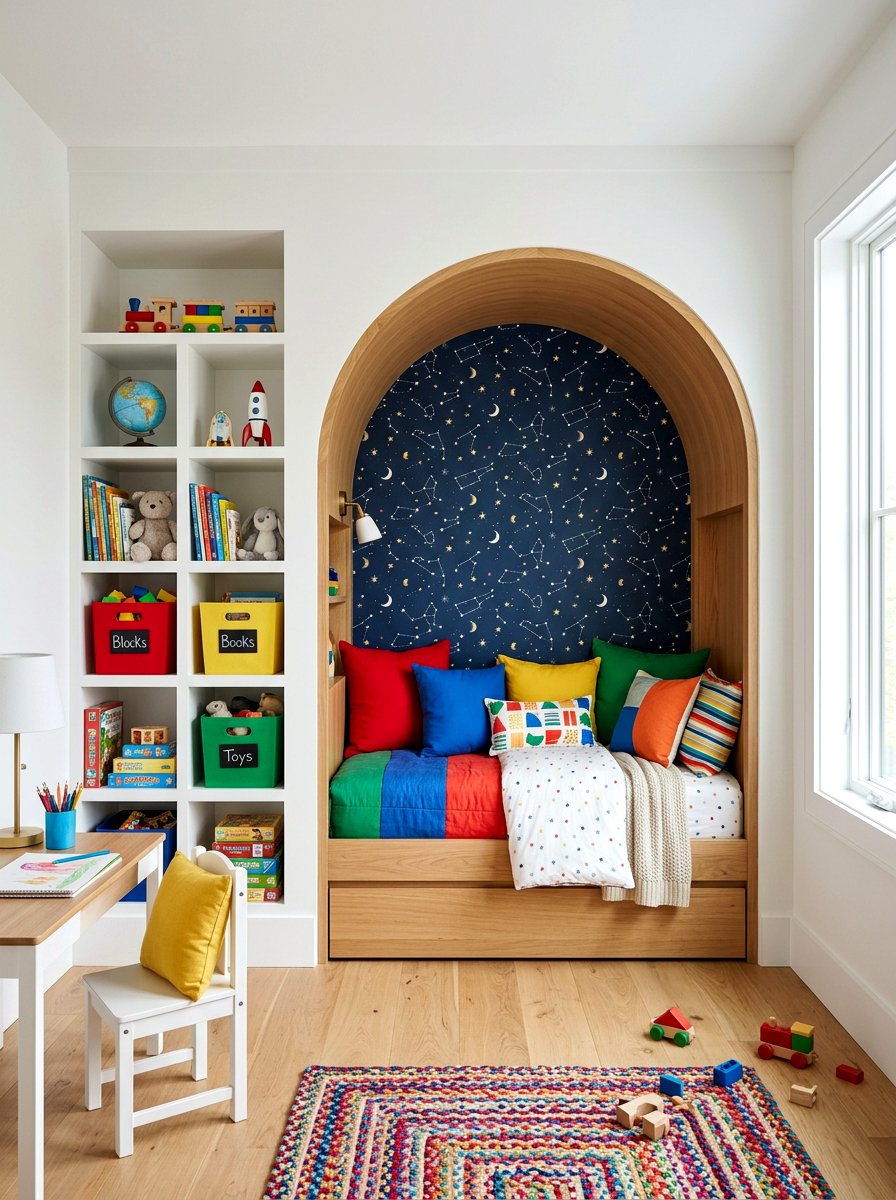 Kids Bedroom Nook - 30 built in daybed nook ideas