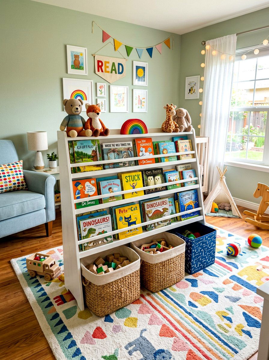 Kids Bookshelf Display - 30 aesthetic bookshelf styling apartment ideas