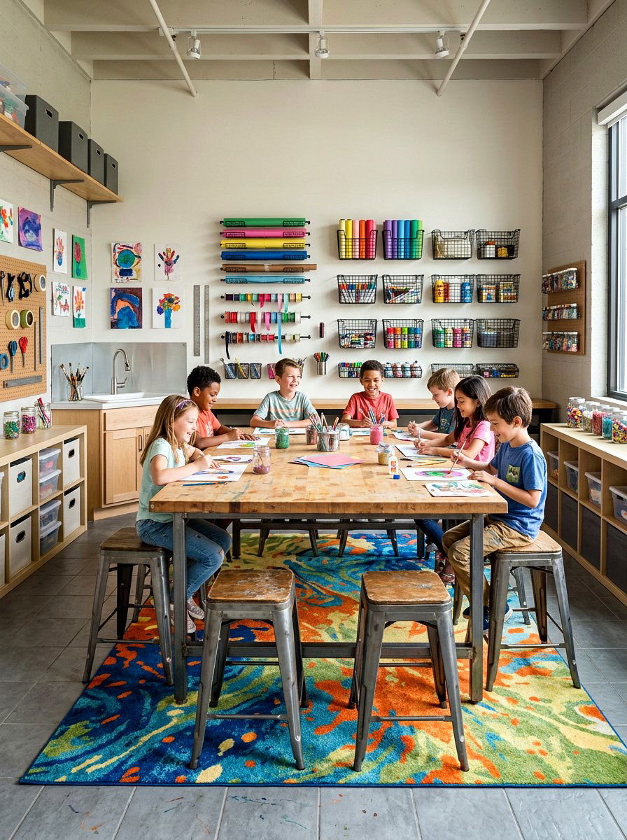Kids Craft Room - 30 playroom ideas