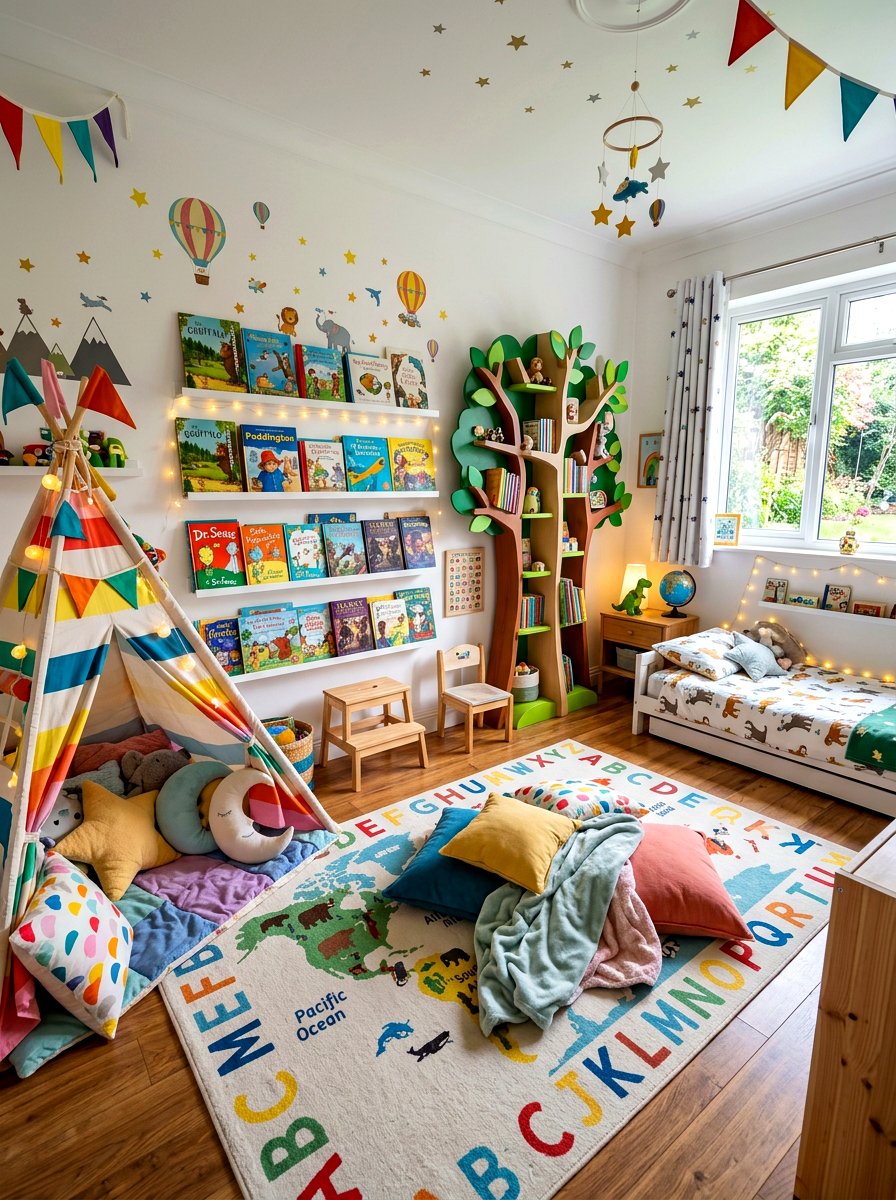 Kids Library Bedroom - 30 book trove bedroom ideas