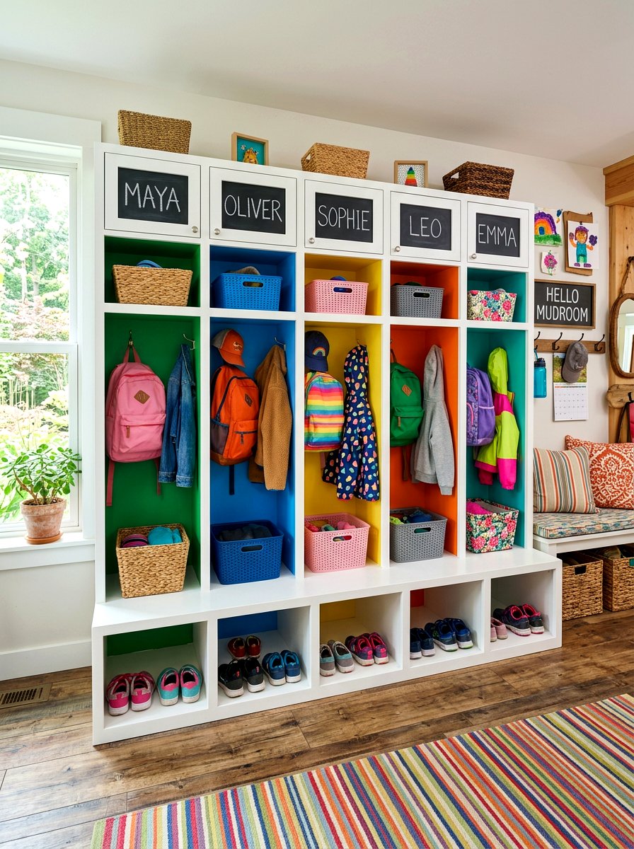 Kids Mudroom Locker - 30 mudroom locker ideas