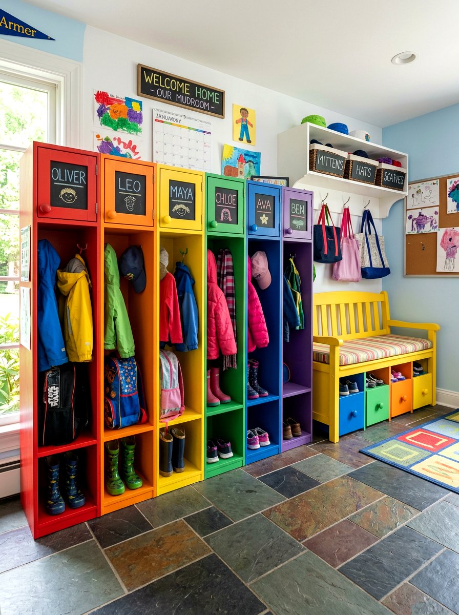 Kids Mudroom Organization - 30 mudroom ideas
