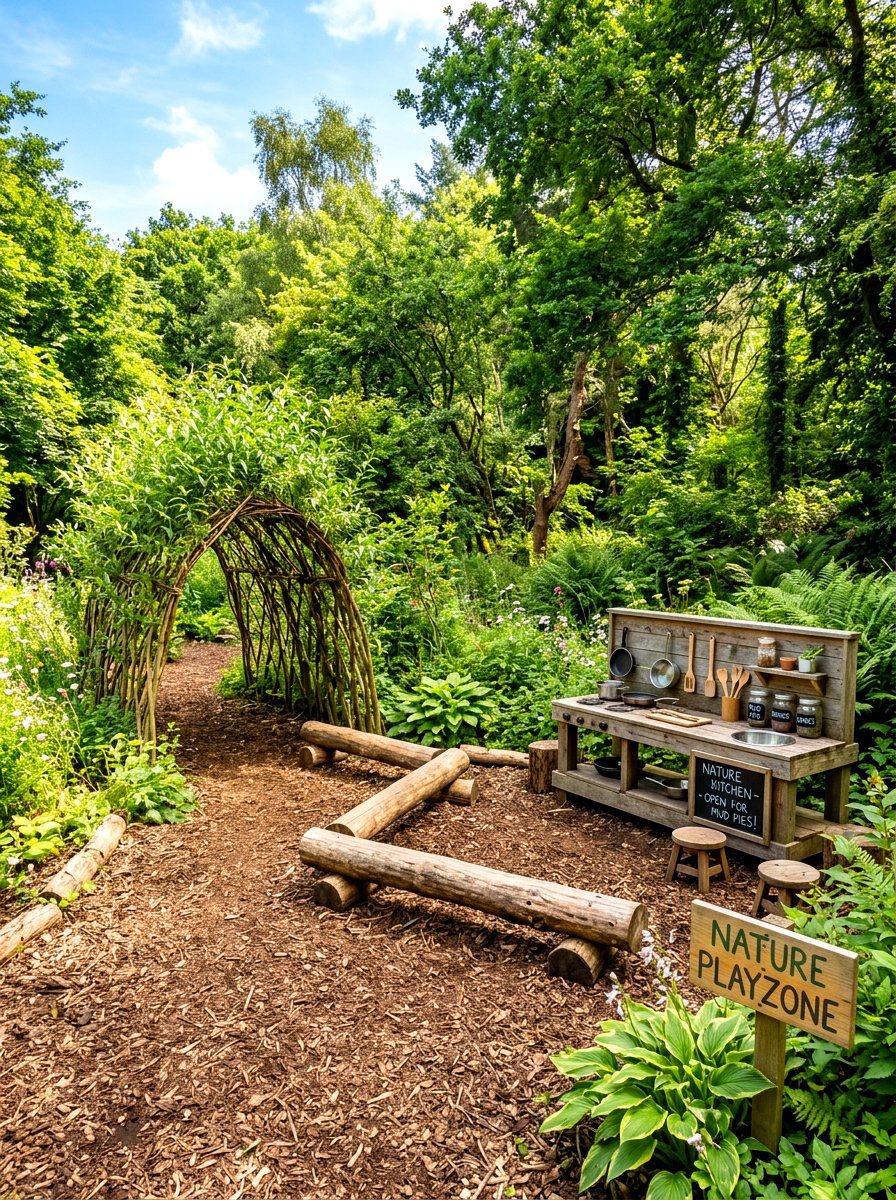 Kids Nature Playzone - 30 summer garden ideas