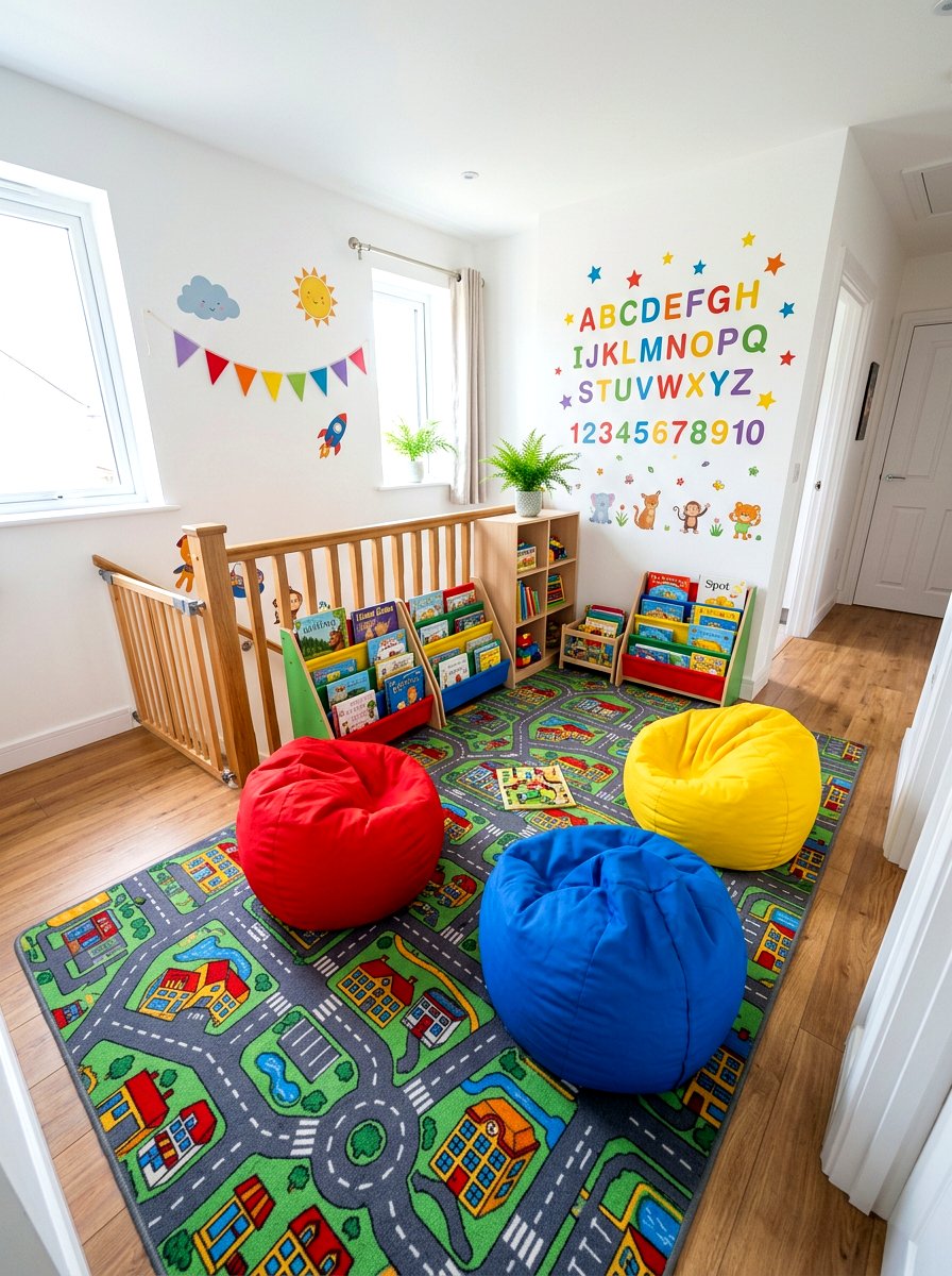 Kids Play Landing - 30 landing reading nook ideas