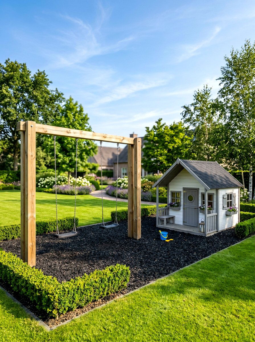 Kids Play Zone - 30 backyard zoning layout ideas