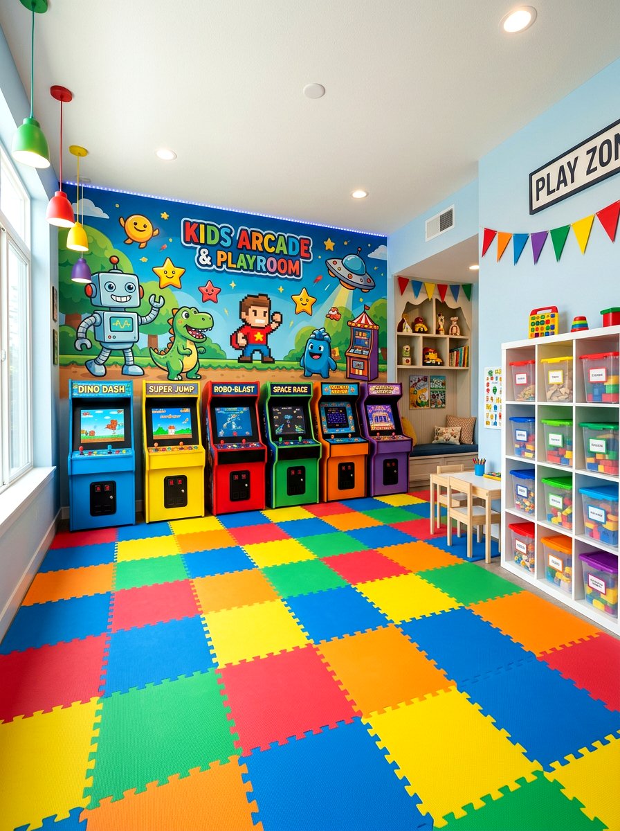 Kids Playroom Arcade - 30 arcade room ideas