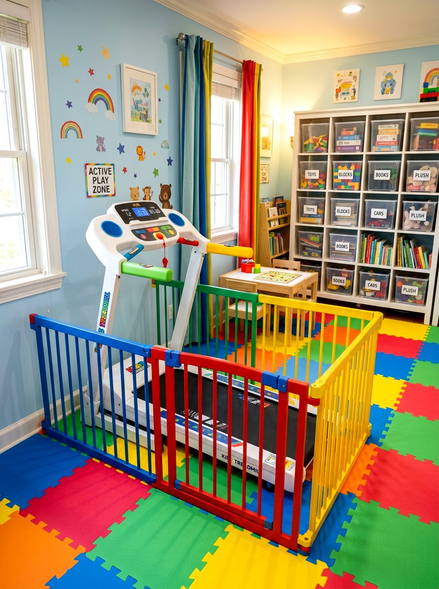 Kids Playroom Treadmill - 30 treadmill room ideas