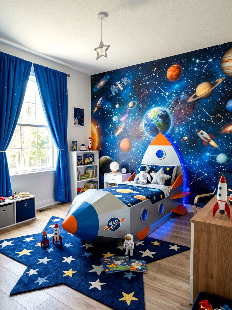 Kids Room Mural Wallpaper - 30 peel and stick wallpaper ideas