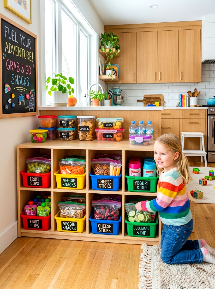 Kids Snack Station - 30 snack station ideas